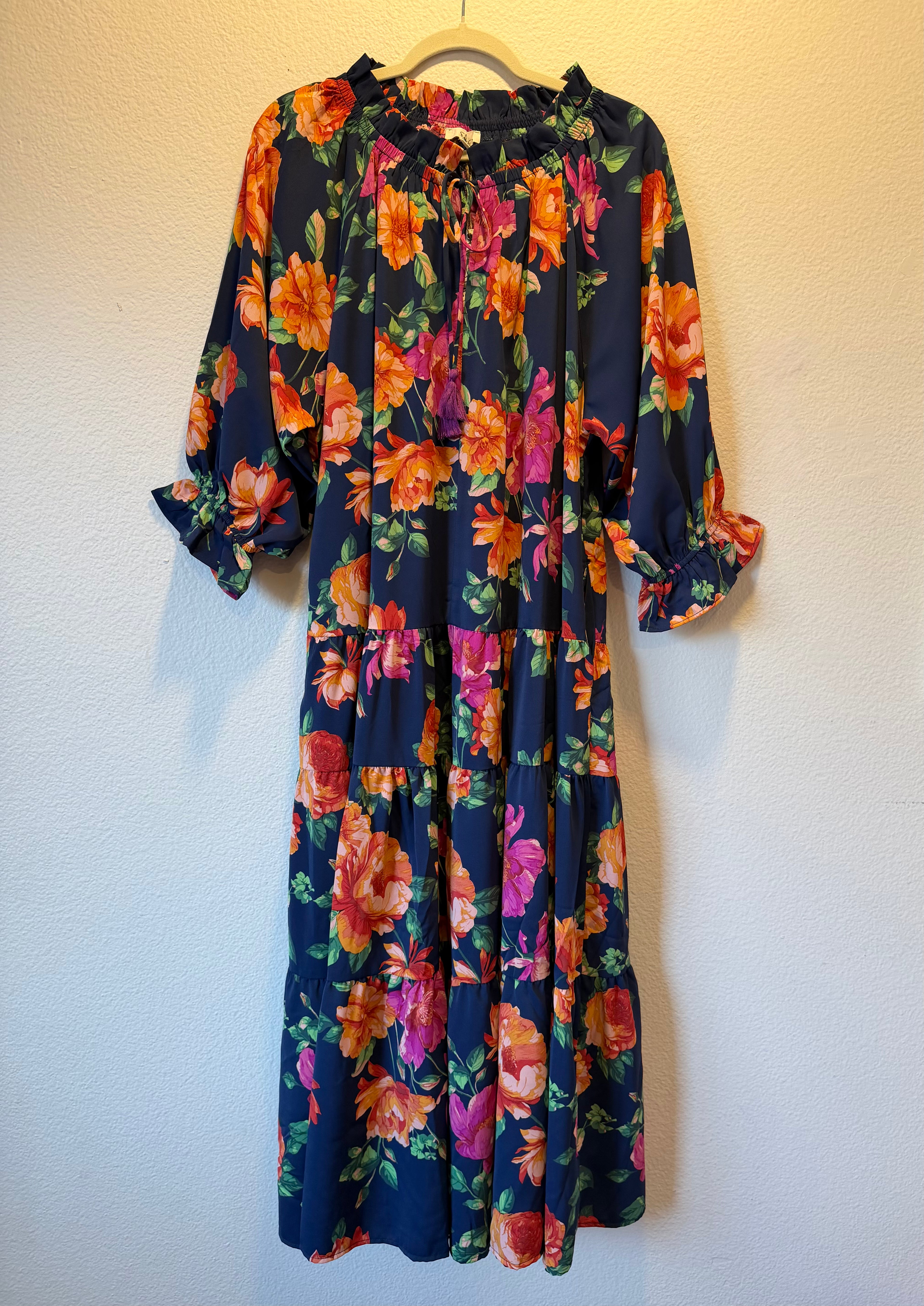 Dusky Floral Maxi Dress